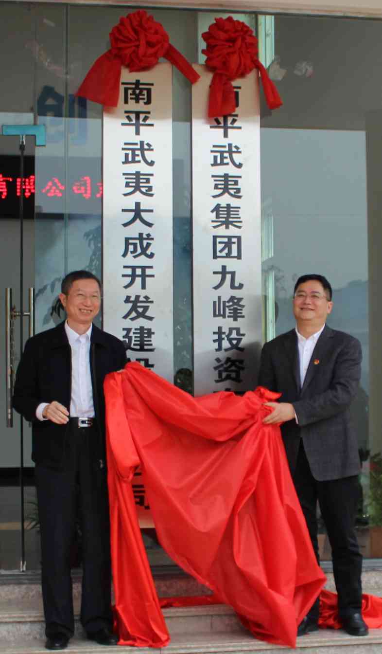 南平武夷大成开发建设有限公司举行揭牌仪式(图4)