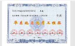 华东1.png 翔安西路道路工程荣获华东地区优质工程奖(图1)