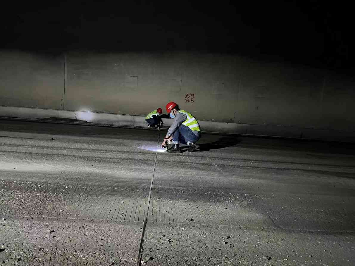 海沧疏芦项目AC-16C改性沥青混凝土中面层试验段顺利完成(图5)