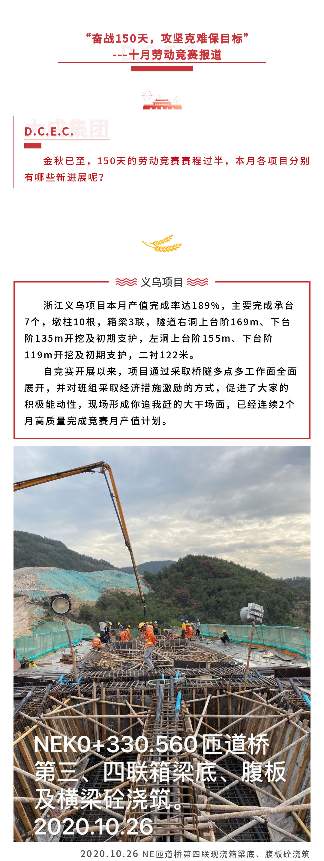 金秋时节劳动竞赛过半程，各项目新进展全面追踪(图1)