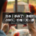 资本丨杀疯了!涨幅超200%,价格一天一跳,拐点在哪?(图1) 资本丨杀疯了!涨幅超200%,价格一天一跳,拐点在哪?(图1)