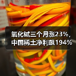 氧化铽三个月涨23%,中国稀土净利飙194%,重稀土龙头周期反转(图3) 氧化铽三个月涨23%,中国稀土净利飙194%,重稀土龙头周期反转(图3)