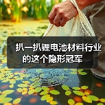 扒一扒锂电池材料行业的这个隐形冠军(图4) 扒一扒锂电池材料行业的这个隐形冠军(图4)