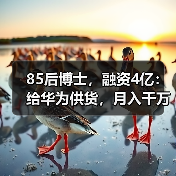 85后博士,融资4亿:给华为供货,月入千万(图3) 85后博士,融资4亿:给华为供货,月入千万(图3)
