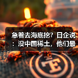 急着去海底挖？日企说：没中国稀土，他们最多撑3-6个月（图3）