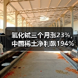 氧化铽三个月涨23%，中国稀土净利飙194%，重稀土龙头周期反转（图2）