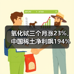 氧化铽三个月涨23%，中国稀土净利飙194%，重稀土龙头周期反转（图3）