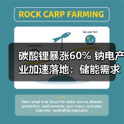 碳酸锂暴涨60% 钠电产业加速落地：储能需求爆发驱动（图1）