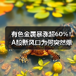有色金属暴涨超60%!A股新风口为何突然爆发?(图4) 有色金属暴涨超60%!A股新风口为何突然爆发?(图4)