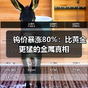 钨价暴涨80%:比黄金更猛的金属真相(图3) 钨价暴涨80%:比黄金更猛的金属真相(图3)