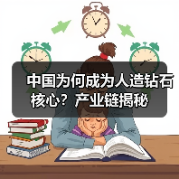 中国为何成为人造钻石核心?产业链揭秘(图1) 中国为何成为人造钻石核心?产业链揭秘(图1)