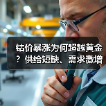 钴价暴涨为何超越黄金?供给短缺、需求激增与资金流入三重共振(图2) 钴价暴涨为何超越黄金?供给短缺、需求激增与资金流入三重共振(图2)