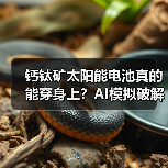 钙钛矿太阳能电池真的能穿身上?AI模拟破解稳定性难题(图3) 钙钛矿太阳能电池真的能穿身上?AI模拟破解稳定性难题(图3)