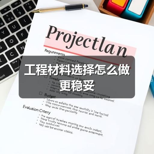 工程材料选择怎么做更稳妥