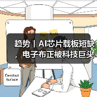 趋势丨AI芯片载板短缺,电子布正被科技巨头竞相采购(图1) 趋势丨AI芯片载板短缺,电子布正被科技巨头竞相采购(图1)