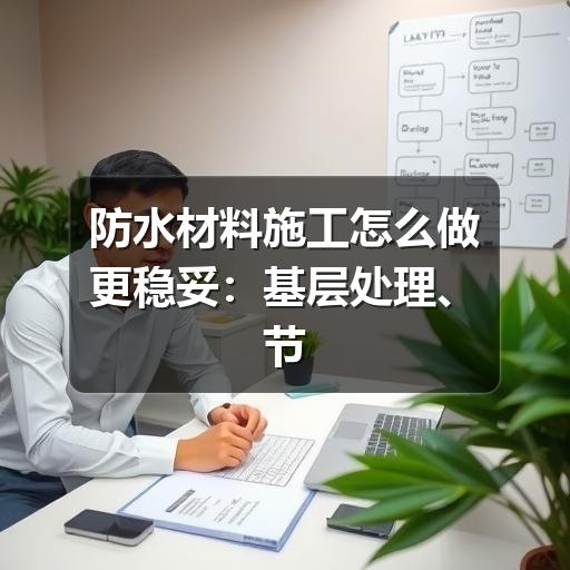 防水材料施工怎么做更稳妥:基层处理、节点加强与验收要点(图3) 防水材料施工怎么做更稳妥:基层处理、节点加强与验收要点