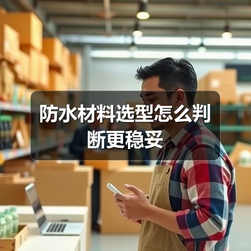 防水材料选型怎么判断更稳妥(图3) 防水材料选型怎么判断更稳妥