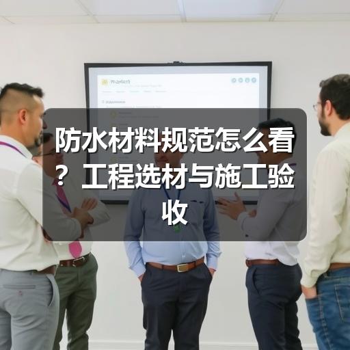防水材料规范如何正确应用?关键步骤解析(图3) 防水材料规范怎么看?工程选材与施工验收要点