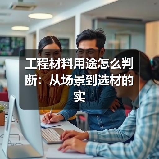 工程材料用途怎么选?5步判断避免选错(图3) 工程材料用途怎么判断:从场景到选材的实用指南