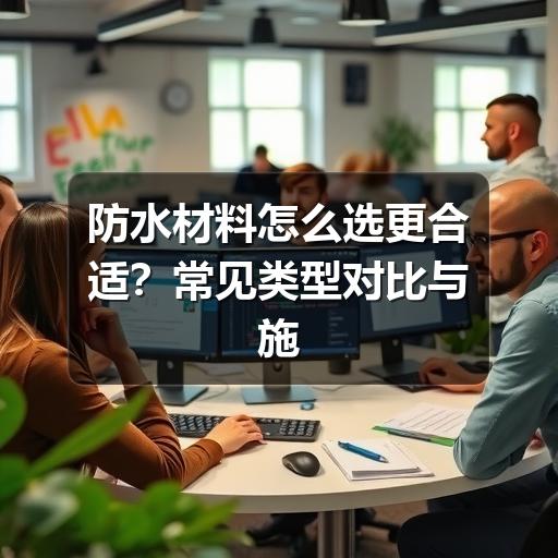 不同部位该选哪种防水材料?对比解析关键因素(图1) 防水材料怎么选更合适?常见类型对比与施工要点