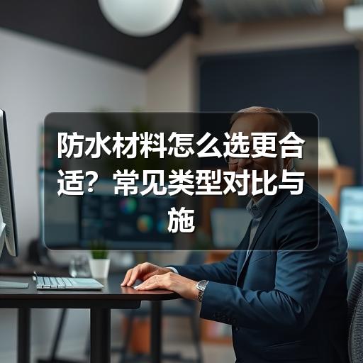 不同部位该选哪种防水材料?对比解析关键因素(图3) 防水材料怎么选更合适?常见类型对比与施工要点