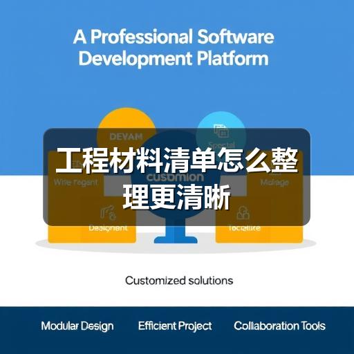 工程材料清单怎么整理更清晰