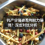 钨产业链谁盈利能力最强?深度对比分析(图4) 钨产业链谁盈利能力最强?深度对比分析(图4)