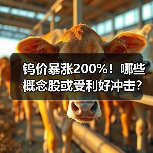 钨价暴涨200%!哪些概念股或受利好冲击?(图4) 钨价暴涨200%!哪些概念股或受利好冲击?(图4)