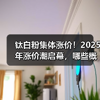 钛白粉集体涨价!2025年涨价潮启幕,哪些概念股受益?(图1) 钛白粉集体涨价!2025年涨价潮启幕,哪些概念股受益?(图1)