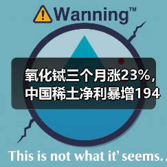 氧化铽三个月涨23%，中国稀土净利暴增194%的底层逻辑（图3）