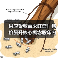 供应紧张需求旺盛！钨价飙升核心概念股年内翻倍（图1）