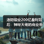 洛阳钼业200亿盈利背后：神秘大佬的商业帝国崛起（图1）