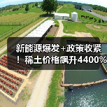 新能源爆发+政策收紧！稀土价格飙升4400%板块集体躁动（图1）