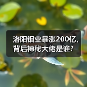 洛阳钼业暴涨200亿,背后神秘大佬是谁?(图2) 洛阳钼业暴涨200亿,背后神秘大佬是谁?(图2)