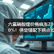 六氟磷酸锂价格疯涨200%!供需错配下拐点如何定?(图1) 六氟磷酸锂价格疯涨200%!供需错配下拐点如何定?(图1)