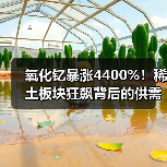氧化钇暴涨4400%!稀土板块狂飙背后的供需风暴(图1) 氧化钇暴涨4400%!稀土板块狂飙背后的供需风暴(图1)