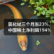 氧化铽三个月涨23%,中国稀土净利飙194%,重稀土龙头周期反转(图4) 氧化铽三个月涨23%,中国稀土净利飙194%,重稀土龙头周期反转(图4)