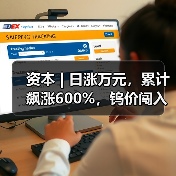 资本 | 日涨万元,累计飙涨600%,钨价闯入历史“无人区”(图2) 资本 | 日涨万元,累计飙涨600%,钨价闯入历史“无人区”(图2)