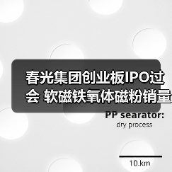 春光集团创业板IPO过会 软磁铁氧体磁粉销量居国内首位丨A股融资快报(图2) 春光集团创业板IPO过会 软磁铁氧体磁粉销量居国内首位丨A股融资快报(图2)