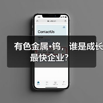有色金属·钨，谁是成长最快企业？（图3）