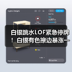 白银跳水LOF紧急停牌!白银有色擦边暴涨一个月(图1) 白银跳水LOF紧急停牌!白银有色擦边暴涨一个月(图1)