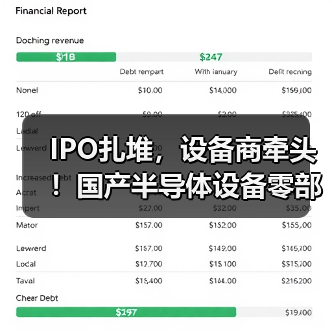 IPO扎堆,设备商牵头!国产半导体设备零部件加速破局(图2) IPO扎堆,设备商牵头!国产半导体设备零部件加速破局(图2)