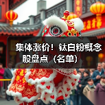 集体涨价！钛白粉概念股盘点（名单）（图1）