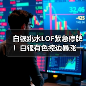 白银跳水LOF紧急停牌！白银有色擦边暴涨一个月（图3）