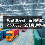 历史性突破!铝价飙破2.5万元,全球资源争夺战白热化(图2) 历史性突破!铝价飙破2.5万元,全球资源争夺战白热化(图2)