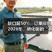 缺口超50%,订单排到2028年,磷化铟的“断供”危机才刚开始(图1) 缺口超50%,订单排到2028年,磷化铟的“断供”危机才刚开始(图1)