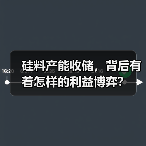 硅料产能收储,背后有着怎样的利益博弈?(图1) 硅料产能收储,背后有着怎样的利益博弈?(图1)