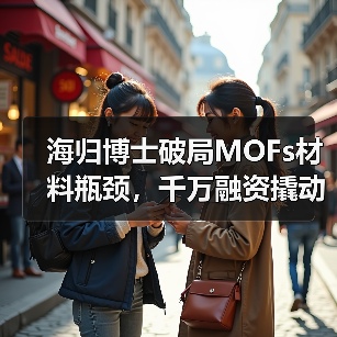 海归博士破局MOFs材料瓶颈,千万融资撬动行业变革(图4) 海归博士破局MOFs材料瓶颈,千万融资撬动行业变革(图4)