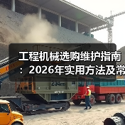 工程机械选购维护指南:2026年实用方法及常见问题解析(图3) 工程机械选购维护指南:2026年实用方法及常见问题解析(图3)