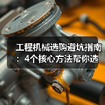 工程机械选购避坑指南:4个核心方法帮你选对挖掘机(图3) 工程机械选购避坑指南:4个核心方法帮你选对挖掘机(图3)